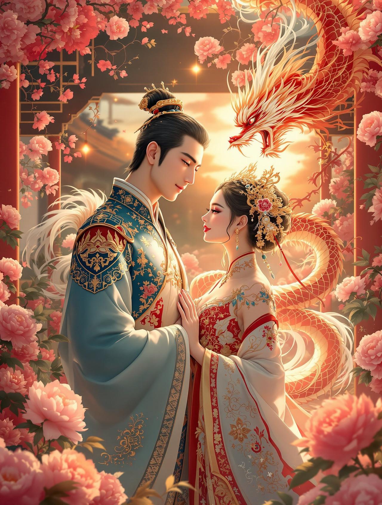 日漫画 - 凤求凰，凤兮凤兮归故乡，遨游四海求其凰
